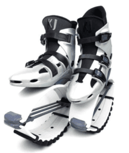 KANGOO JUMPS KJ XR3 – skákacie topánky čierno-biele – 2