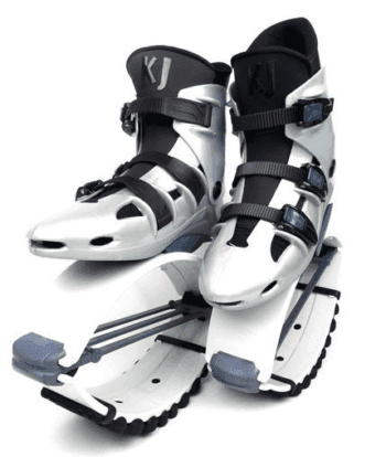 KANGOO JUMPS KJ XR3 – skákacie topánky čierno-biele – 2