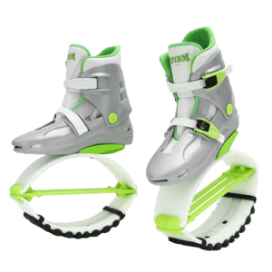 KANGAROO Boots – strieborno-čierne – 5