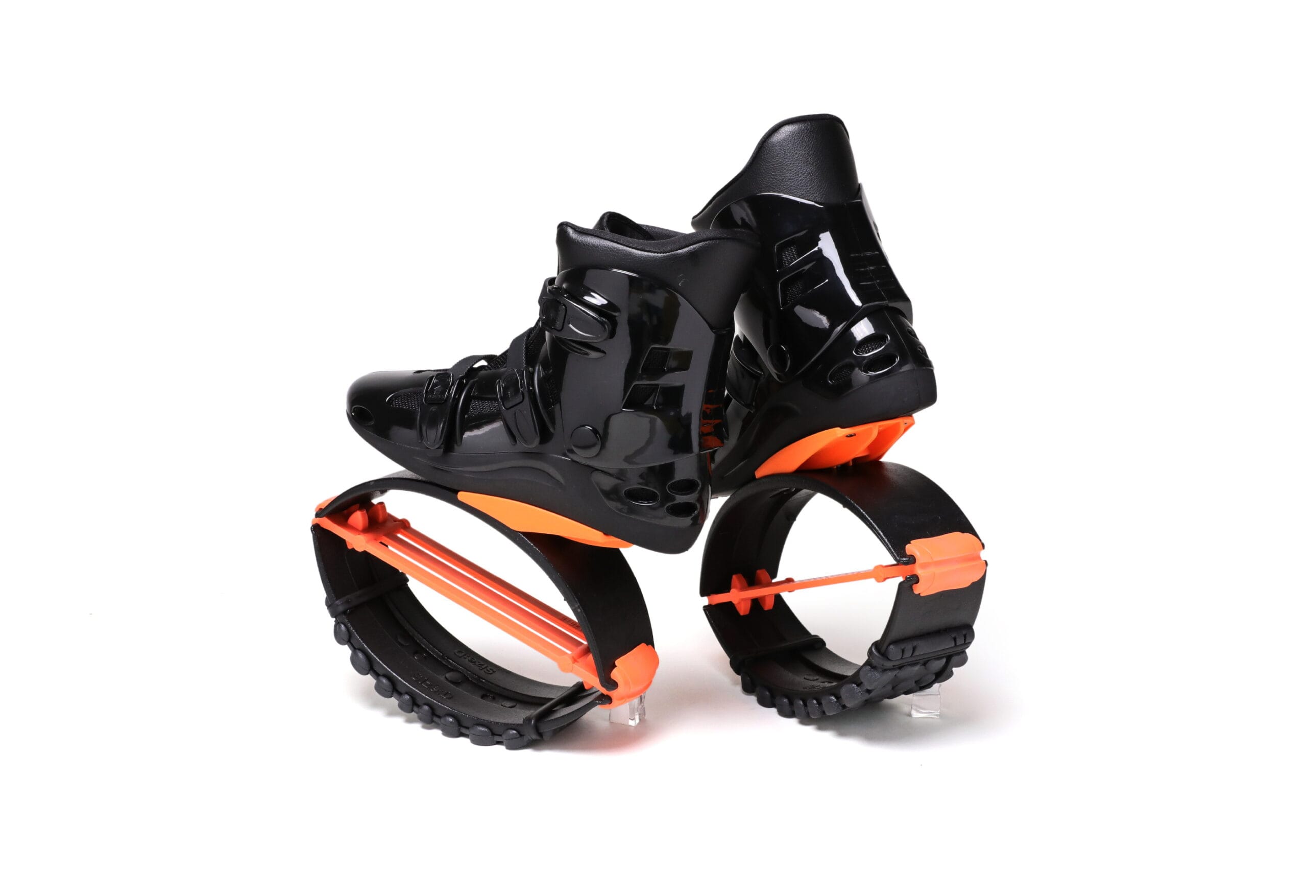KANGAROO Boots – čierno-oranžové – 2