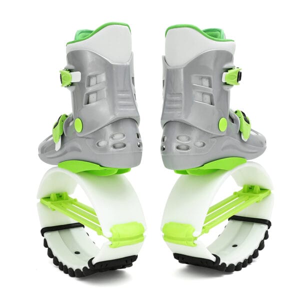 KANGAROO Boots – strieborno-zelené – 4