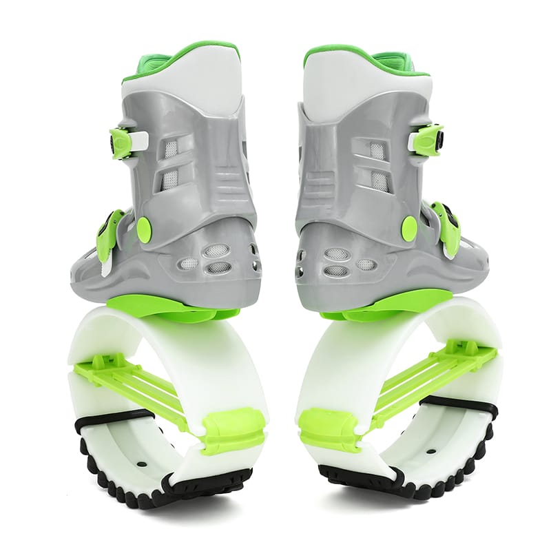 KANGAROO Boots – strieborno-zelené – 4