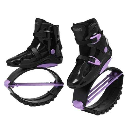 KANGAROO Boots – čierno-fialové