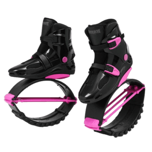 KANGAROO Boots – čierno-tm.ružové
