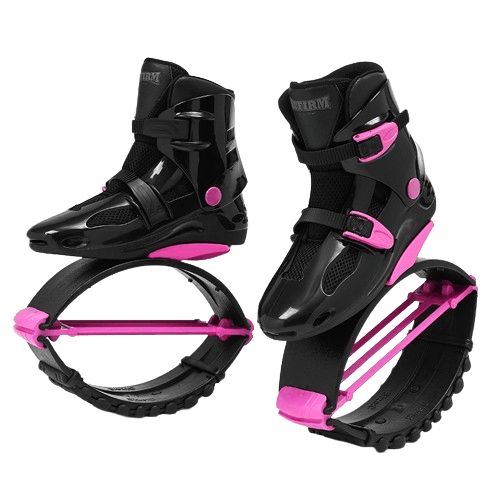 KANGAROO Boots – čierno-tm.ružové