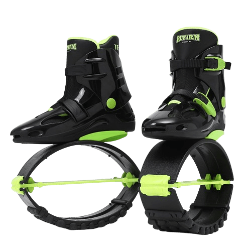 KANGAROO Boots – čierno-zelené