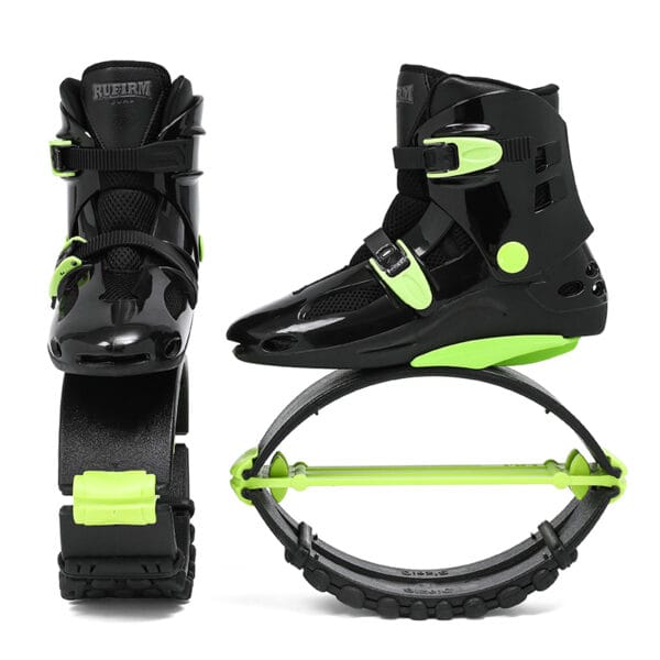 KANGAROO Boots – čierno-zelené – 3