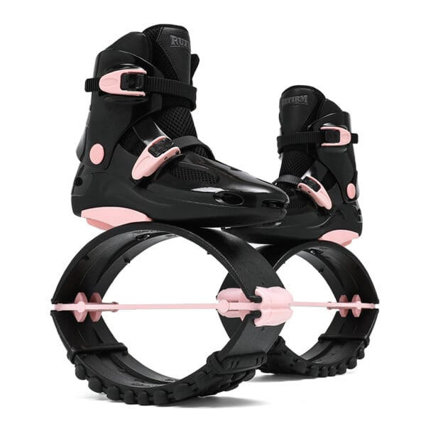 KANGAROO Boots – čierno-sv.ružové – 3
