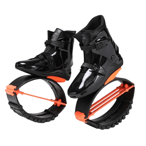 KANGAROO Boots – čierno-oranžové