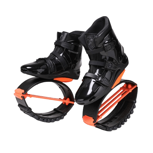 KANGAROO Boots – čierno-oranžové – 5