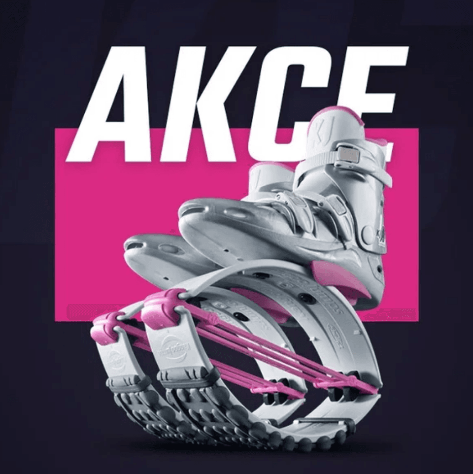 Banner s akcí na skákací boty Kangoo